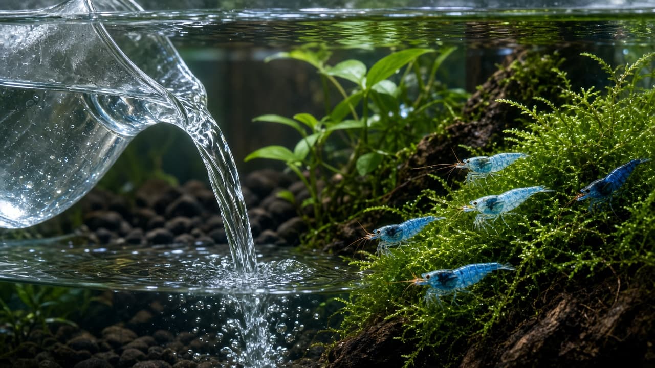 Which water is best for shrimp?
