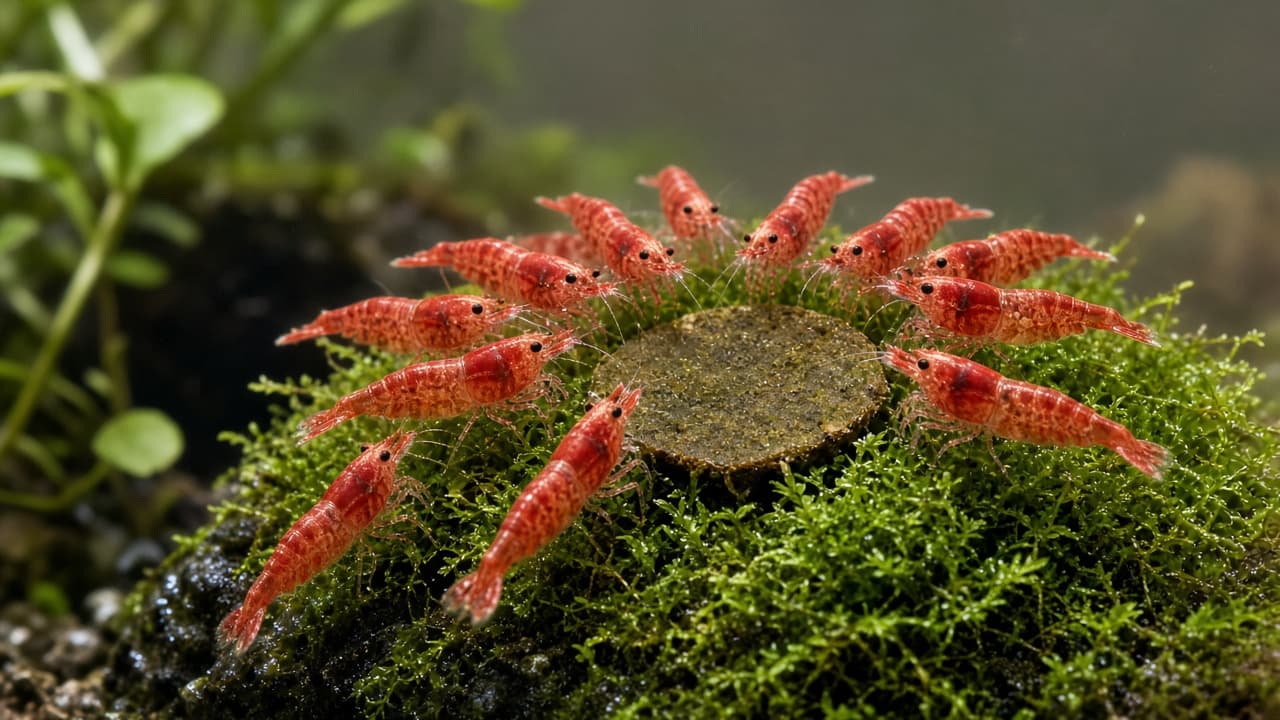 Feeding shrimp – how often and how much