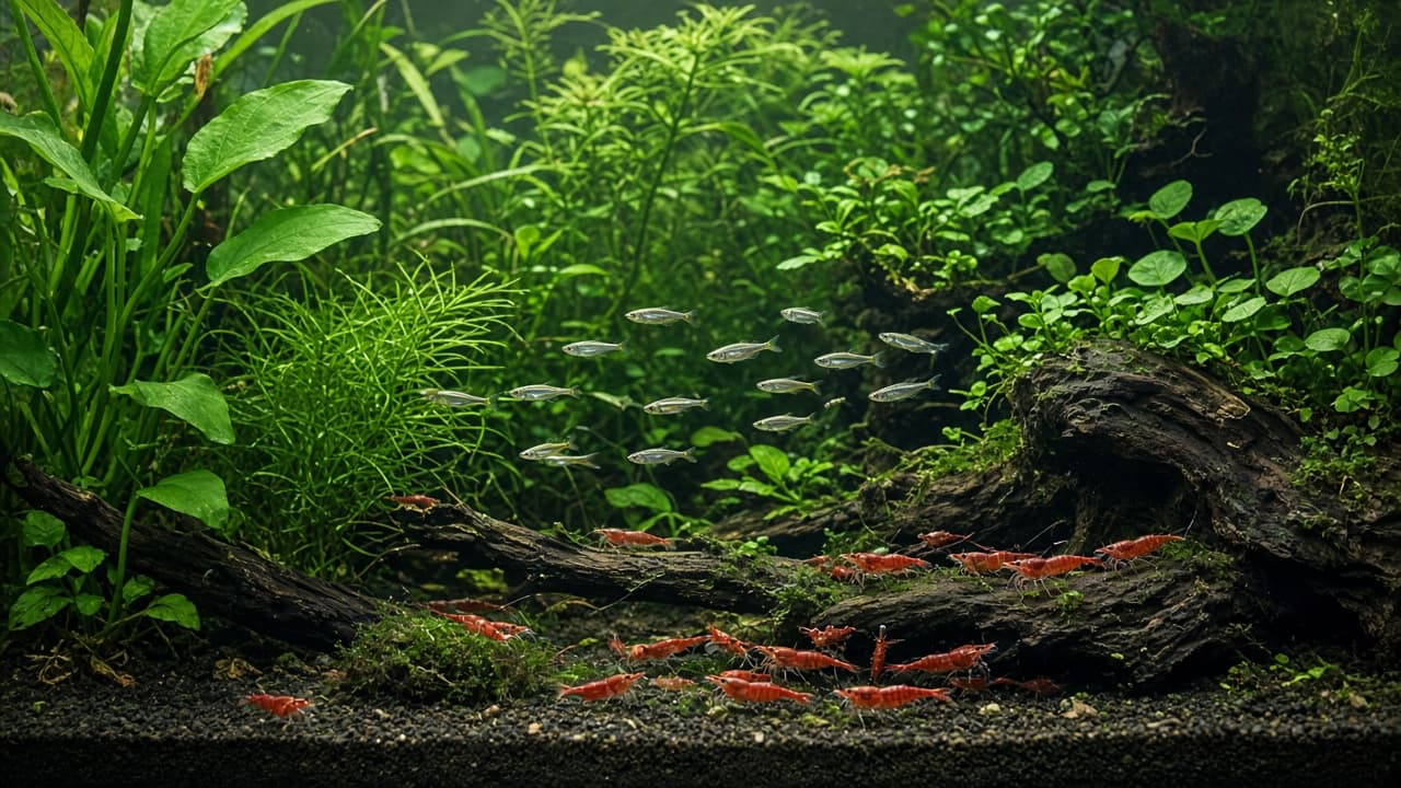 Fish that work with shrimp